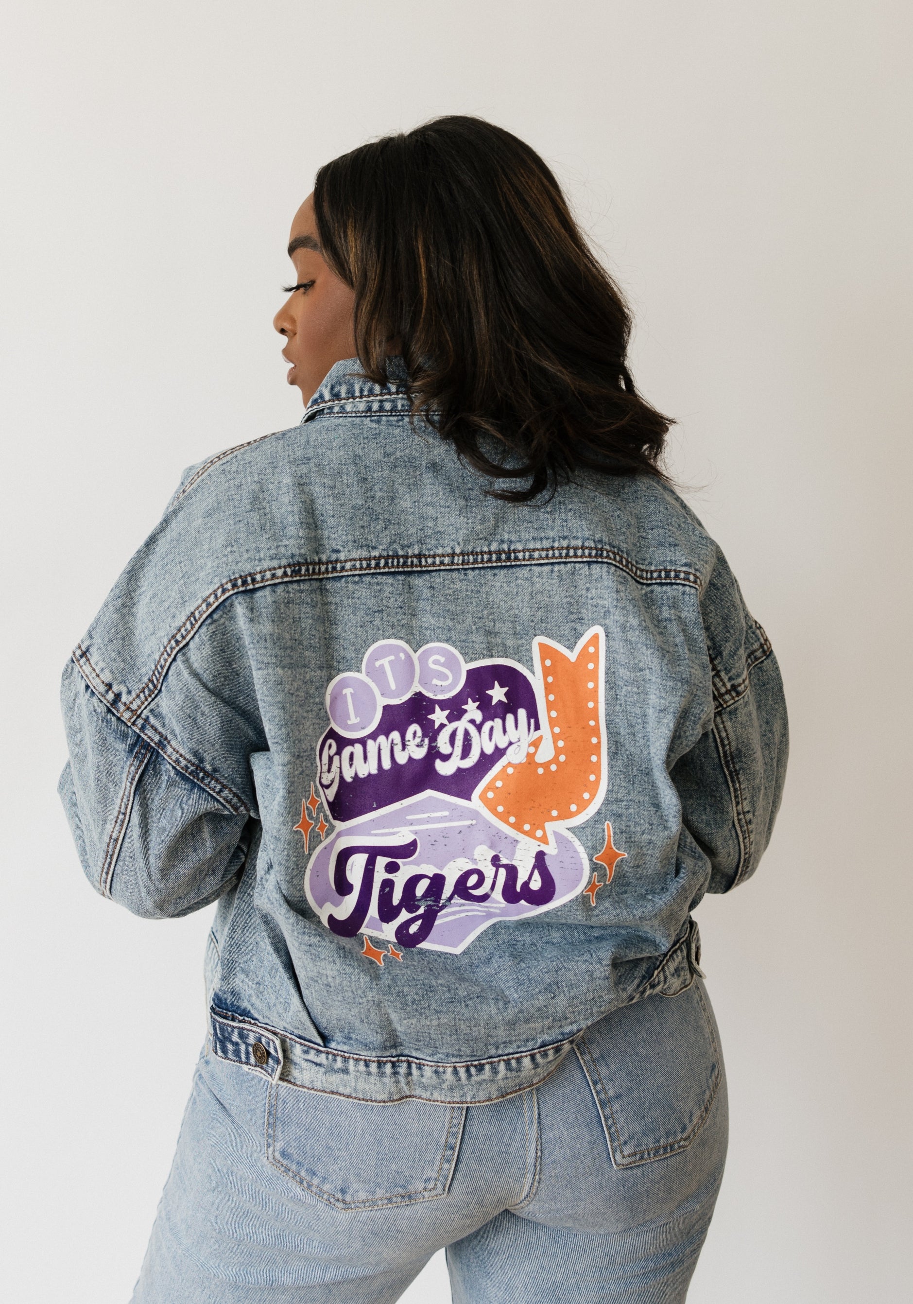 Clemson University It's Game Day Denim Jacket - Main Image