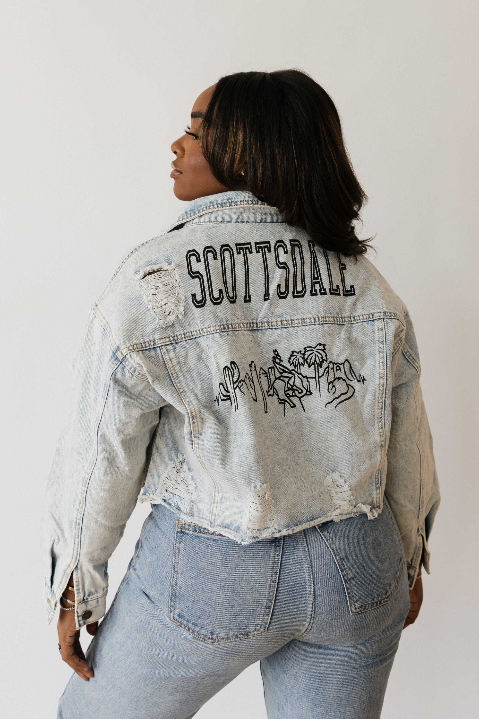 Scottsdale Skyline Denim Jacket