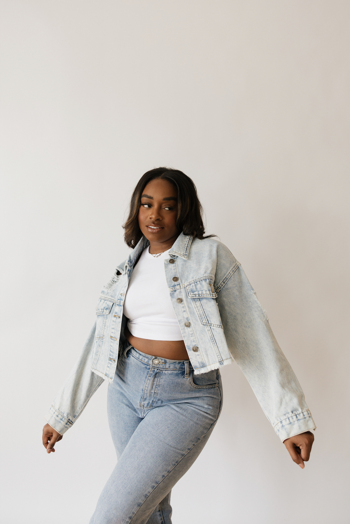 BLANK Light Wash Denim Jacket