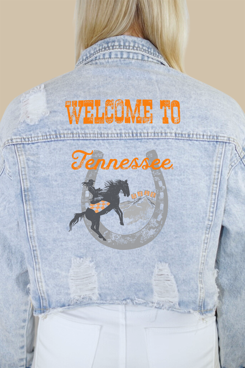 University of Tennessee Welcome to my Rodeo Denim Jacket