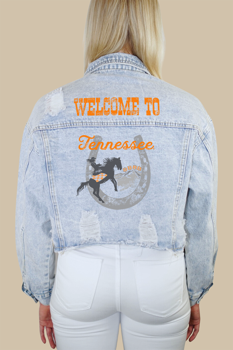 University of Tennessee Welcome to my Rodeo Denim Jacket