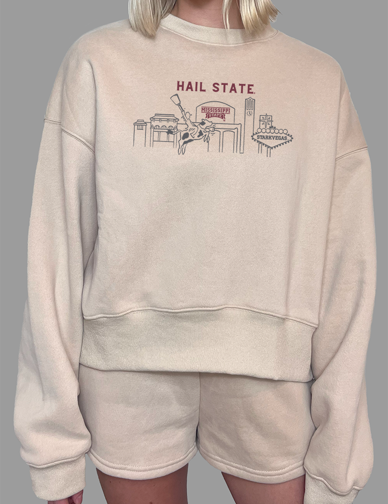 Mississippi State University Campus Classic Sweatshirt Rivalry Runway