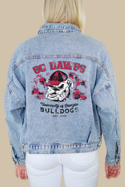 University of Georgia Mascot Denim Jacket