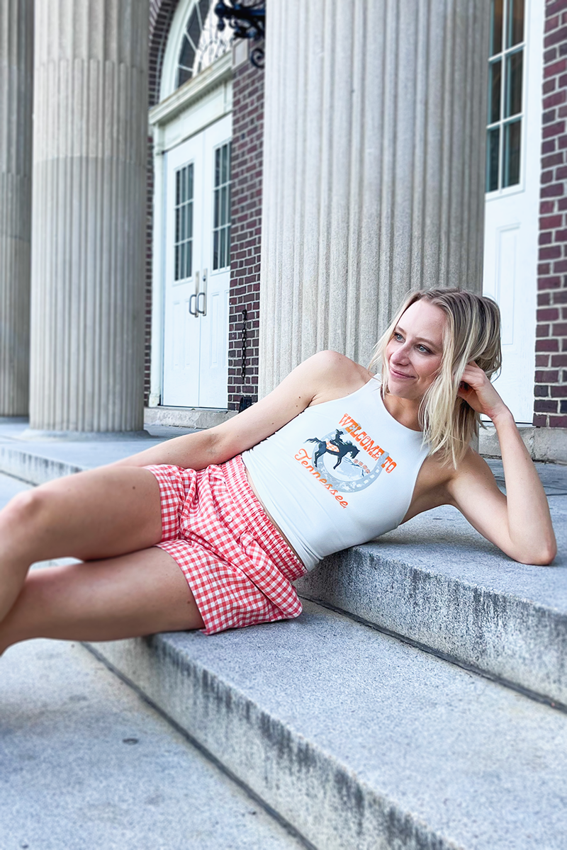 University of Tennessee Welcome to My Rodeo White Tank Top