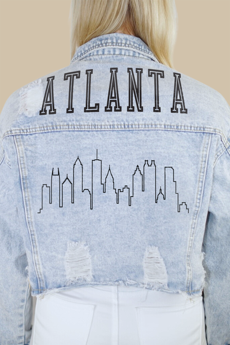 Atlanta Skyline Denim Jacket