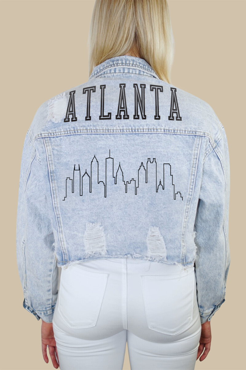 Atlanta Skyline Denim Jacket