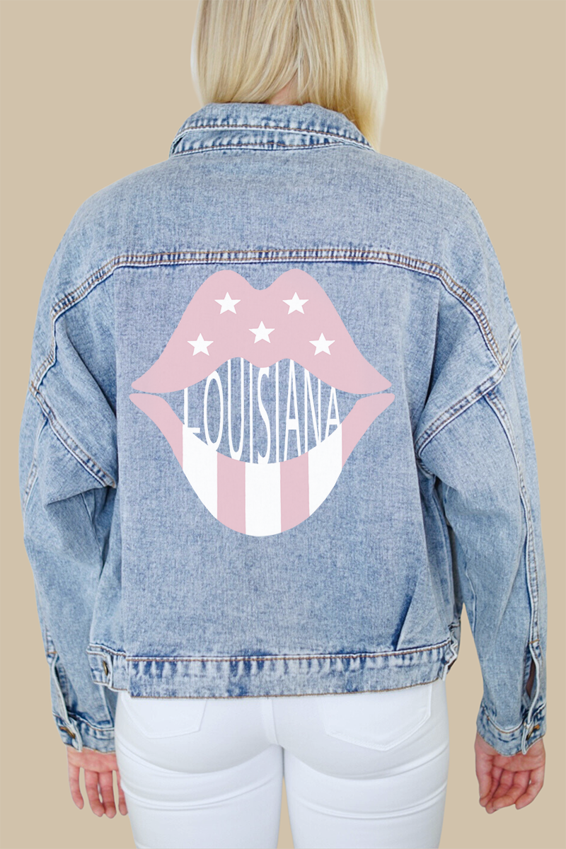 Rose sales jean jacket