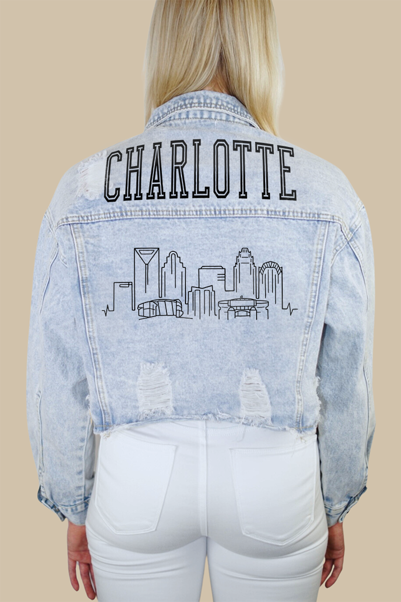 Charlotte Skyline Denim Jacket