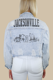 Jacksonville Skyline Denim Jacket