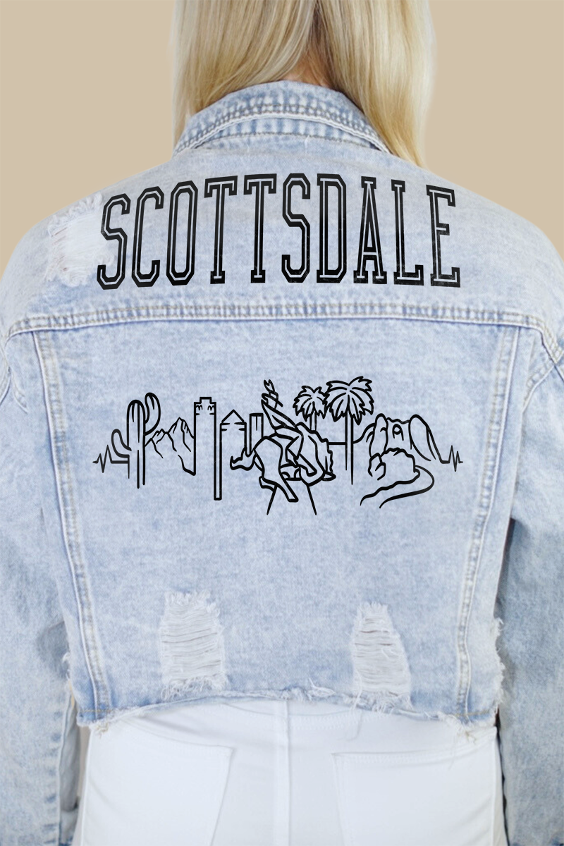 Scottsdale Skyline Denim Jacket